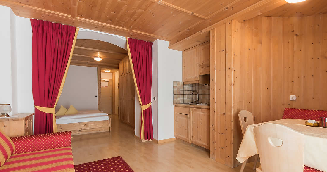 Pension in Alta Badia mit geräumige Appartements