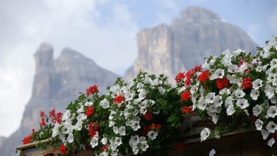 Il Gruppo del Sella dai nostri balconi